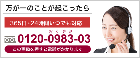 万が一のことが起こったら 0120-0983-03